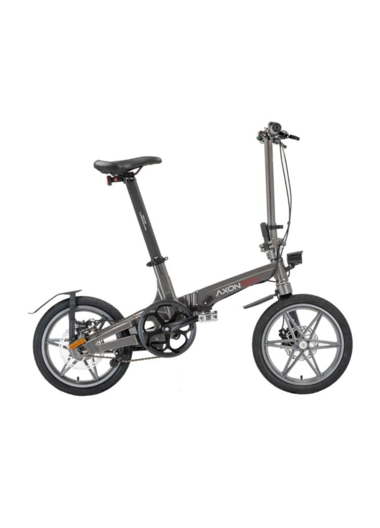 Axon Rides Pro Lightweight Folding Electric Bike - Grey